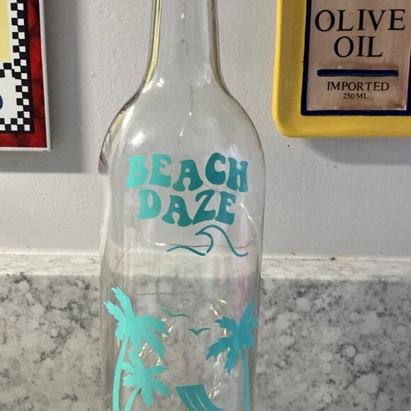 DECORATED WINE BOTTLE - Picture 2 of 3